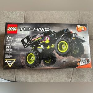 LEGO Technic Black and Green Monster Truck